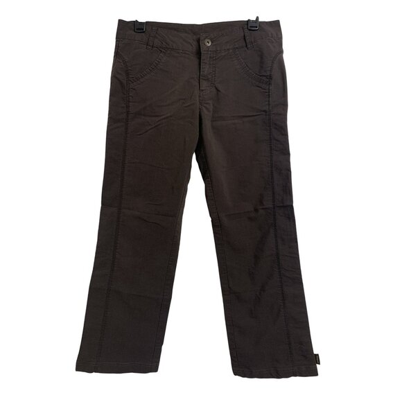 PrAna 6 Outdoor Hiking Brown Pants Minimalist - Picture 1 of 8